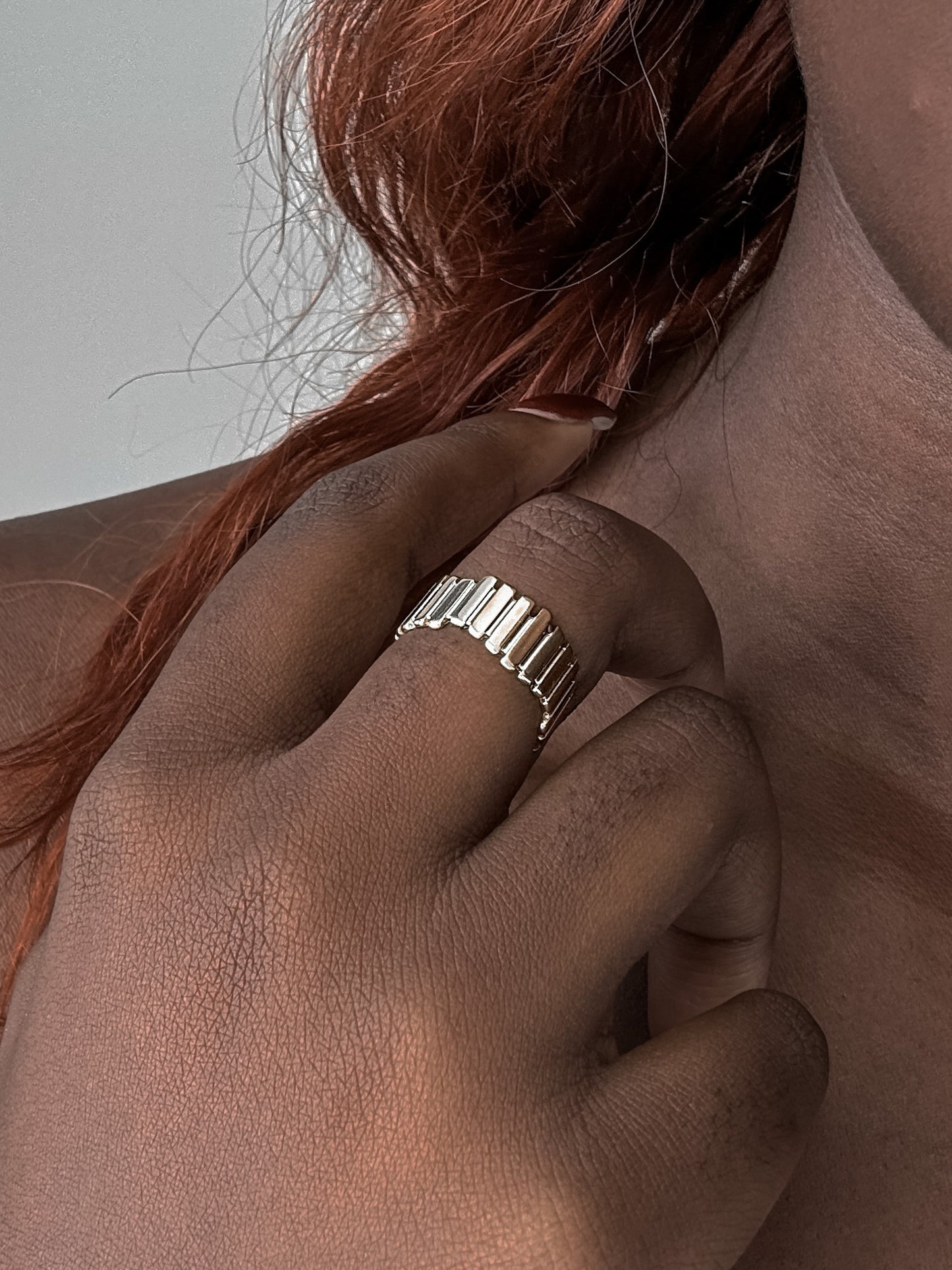 Azara adjustable Asymmetrical Ring