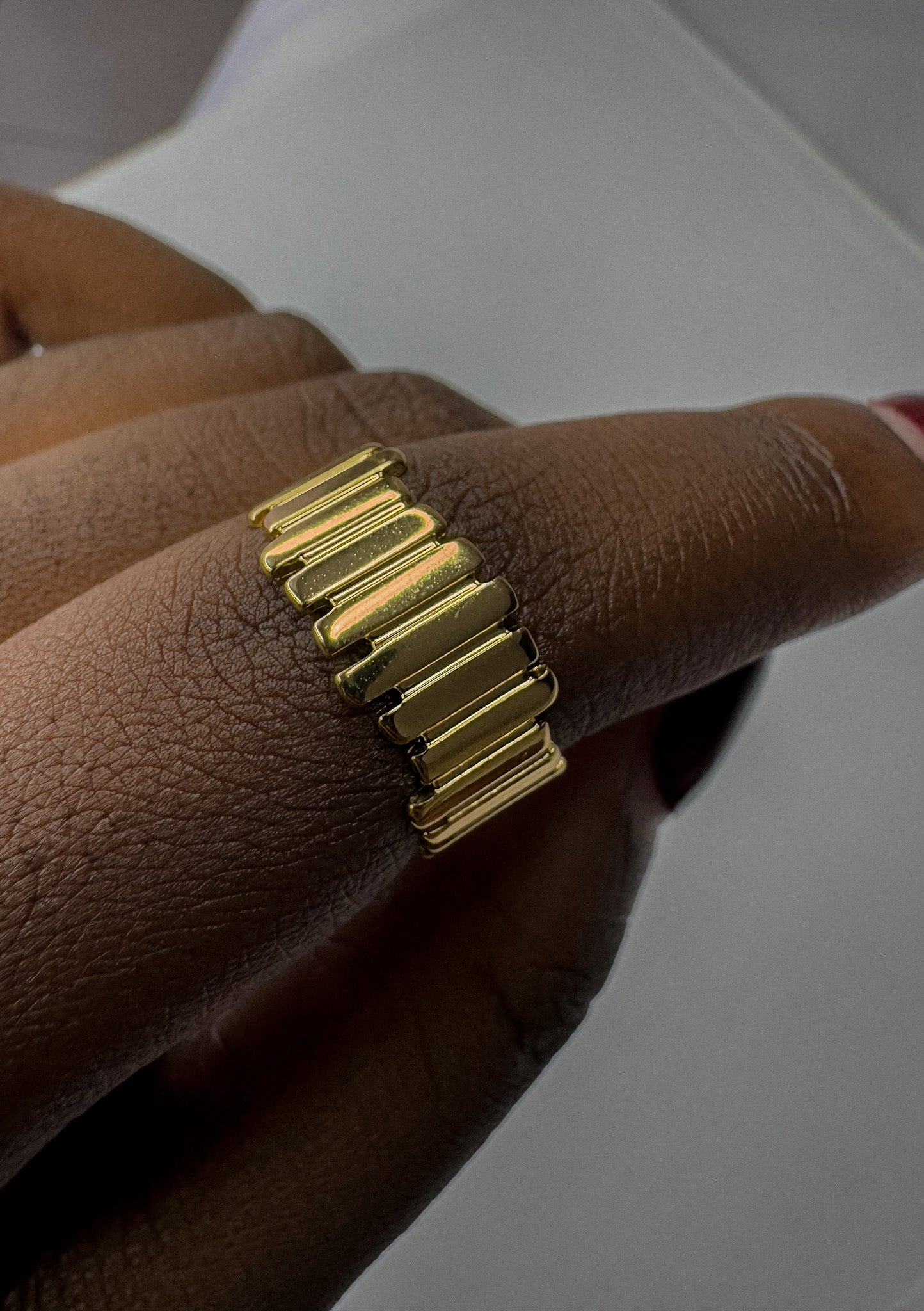 Azara adjustable Asymmetrical Ring