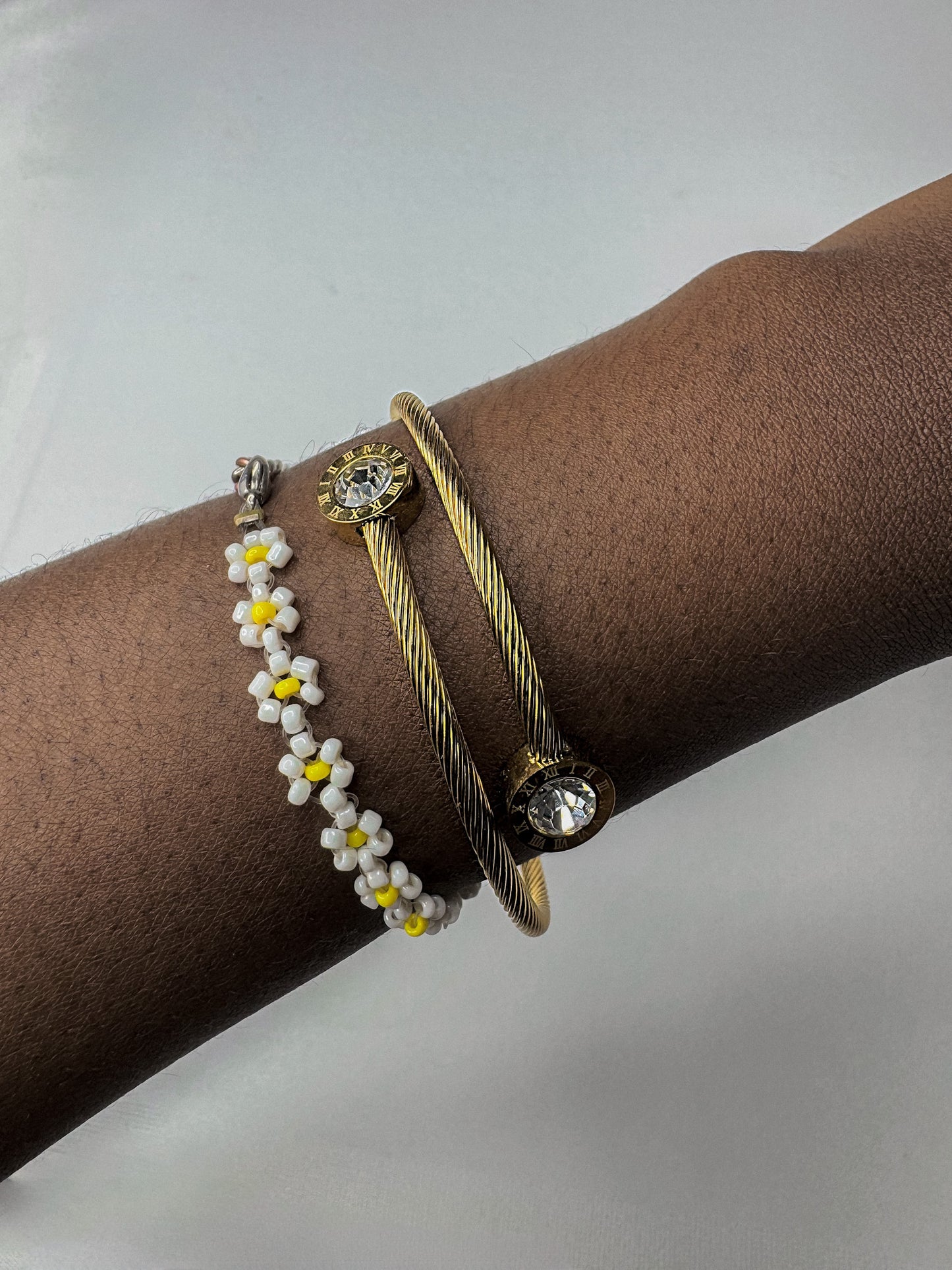 Sansevieria Roman wire bracelet