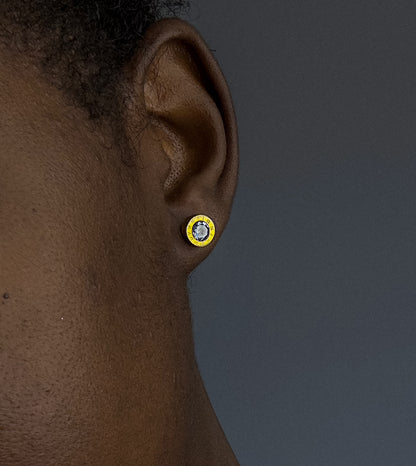 Delonix Rhinestone Stud Earrings