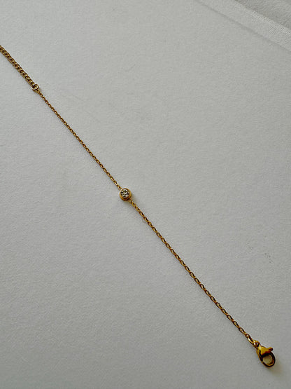 Fougère Rhinestone Bracelet