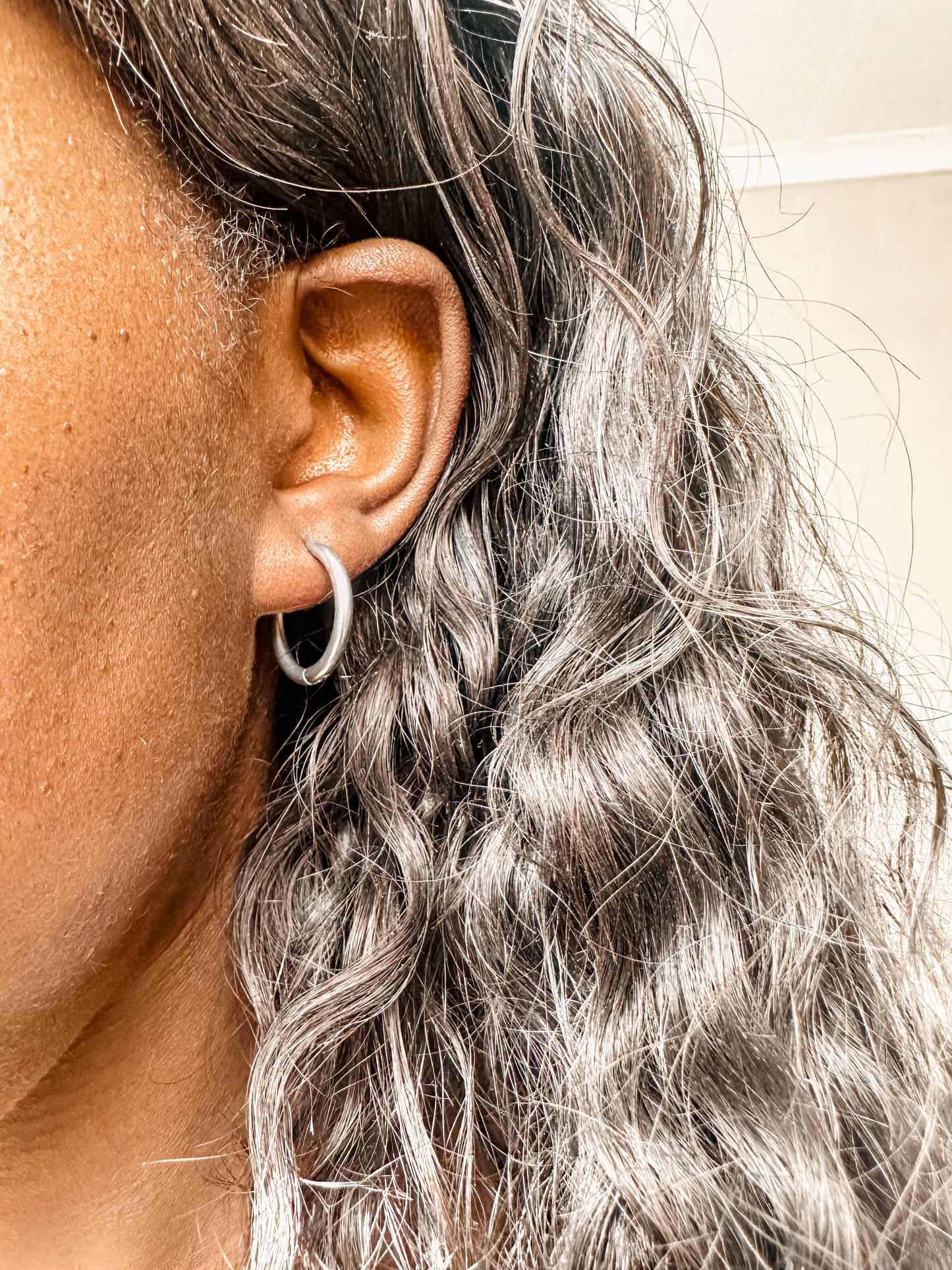 Molène Round Earrings - SILVER