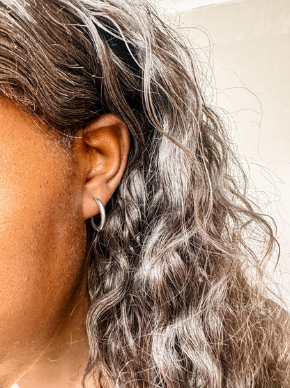 Molène Round Earrings - SILVER