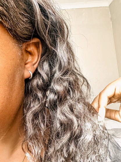 Molène Round Earrings - SILVER