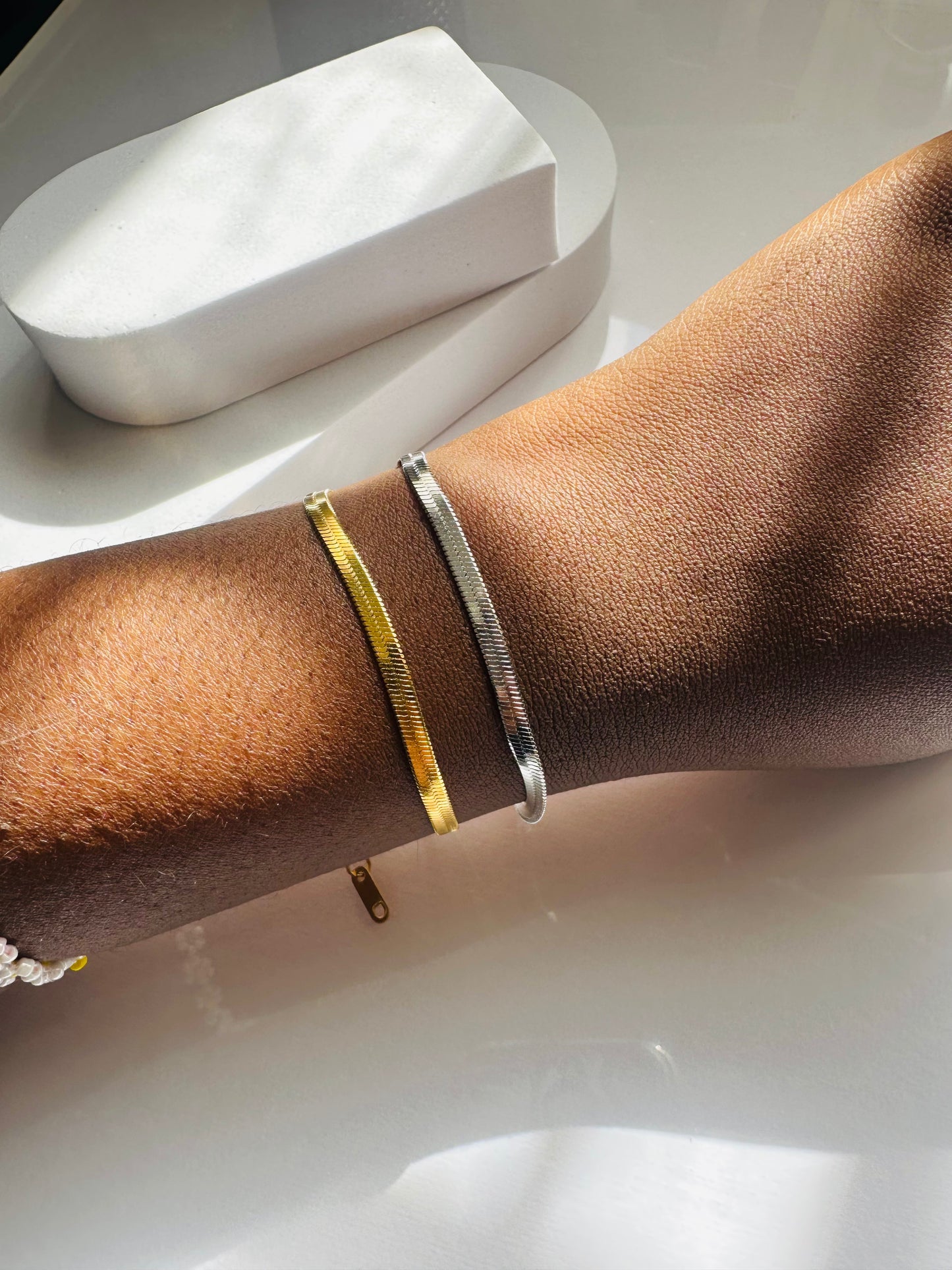 Lavande Herringbone Bracelet