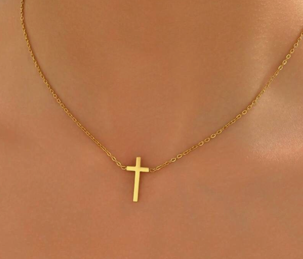 Hamamélis Cross Pendant Necklace